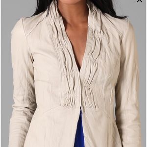 Burning Torch Leather Blazer